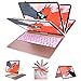 IVSO Keyboard Case for Ipad Pro 12.9 2018 3rd 360 Degree Rotation,Backlit 7 Color, IPad Case with Keyboard Apple Pencil Charging Supported Fit for Apple Ipad Pro 12.9 2018 (Rosegold)