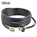 GASPRO 18-Foot Propane Hose Adapter, Compatible with Mr. Heater Buddy Heater, Portable Grill, and More, Connects to 5-100lb Tank