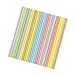 175 Count Chevron Paper Straws 7 3/4'' Assorted Rainbow Colors of Special Curation, Best Suited for Parties, Events and Crafts (Chevron)