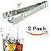 7 Inches Premium Stainless Steel Ice Tongs by Okey Kitchen, Mini Serving Sugar Tongs for Home, Kitchen, Bar, Food, Catering, Ice Bucket, Restaurant and Party (Silver)