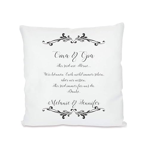 Persönliches Geschenk für Oma und Opa, Kissen