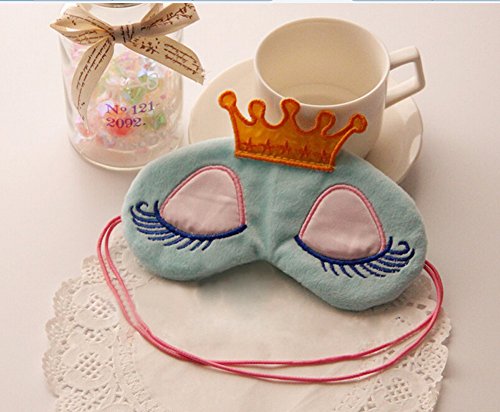Zcargel New Arrival Cute Long Eyelashes Style Sleep Mask,Black Out Eye Mask for Sleeping