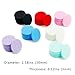 Maromalife Premium Essential Oil Pads Discs (7 Colors) - Refill And Replacement Essential Oil Pads For 38mm Locket Aromatherapy Car Fragrance Diffuser Vent Clip - Car Charm 49-Count 1.18ins (30mm)