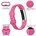 Maledan Replacement Bands Compatible for Fitbit Alta, Alta HR and Fitbit Ace, Newest Accessories Wristbands Sport Strap with Secure Metal Buckle for Fitbit Alta HR/Alta/Ace, Small, Rose Pink