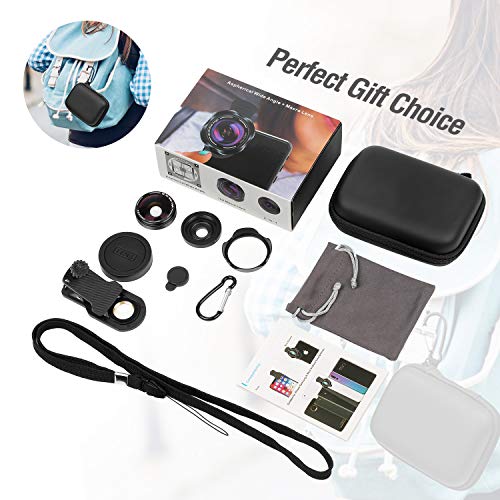 image for Proyou Phone Camera Lens Kit 2 in 1 Pro Camera Lens Kit 15X Macro 5K H