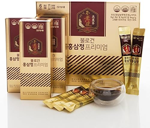 Korean Red Ginseng Extract Individual Package 10ml x 30pcs / 10oz (1 Carton)