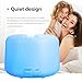 Aroma Essential Oil Diffuser - Mist Beauty Spray Aromatherapy , Silent Essential Oil Humidifier / 4 Timer Settings/ 7 LED Color Changing Lamps, Auto Shut-off - Available in 300ml and 500ml (300 ML)