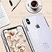 MATEPROX Compatible with iPhone Xs Max Case Clear Hybrid TPU Hard Cover with Thin Shockproof Bumper Protective Case for iPhone Xs Max 6.5'' (Clear White)