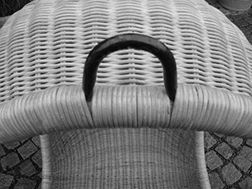 Hängesessel aus Rattan Hängekorb Hängestuhl geflochten – Bild 4