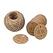 G2PLUS for You Tag, 100PCS Kraft Paper Gift Tags with String, 2'' Round Present Name Tag, Wedding Favors Tags for Art & Craft, Gift Wrapping, Valentines, Thanksgiving