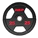Rep Rubber Coated Olympic Plates - 25 lb Pair