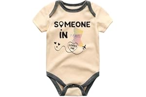 KiddiePro Someone in British Columbia Loves Me Infant Baby Bodysuit Long Distance Baby Clothes Gift from Family Friends Canad