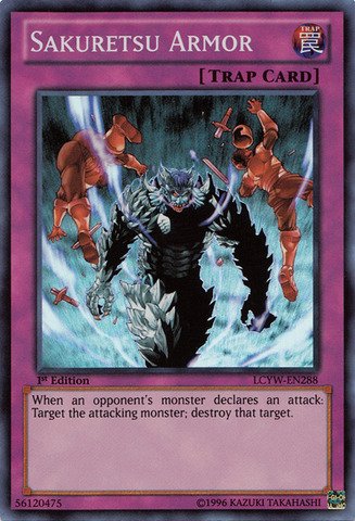 Yu-Gi-Oh! - Sakuretsu Armor (LCYW-EN288) - Legendary Collection 3: Yugi's World - 1st Edition - Super Rare