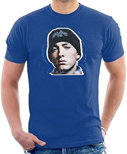 Sidney Maurer Original Portrait of Eminem Shady Hat Men's T-Shirt