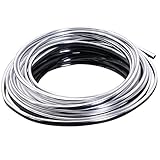 TOOGOO(R) Moulding Trim Strip 20FT Chrome Moulding Trim Strip Car Door Edge Scratch Guard Protector Cover Silver