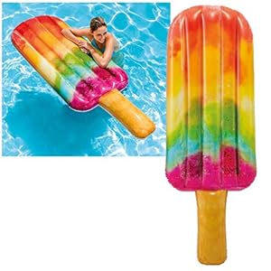 Comprar Intex 58766EU - Colchoneta Hinchable Helado de colores 76 x 191 cm - Piscina, Playa, Colchonetas para este verano. Tienda Online - Envíos Baratos
