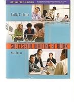 Successful Writing At Work, Instructor's Edition, 9th 0495796336 Book Cover