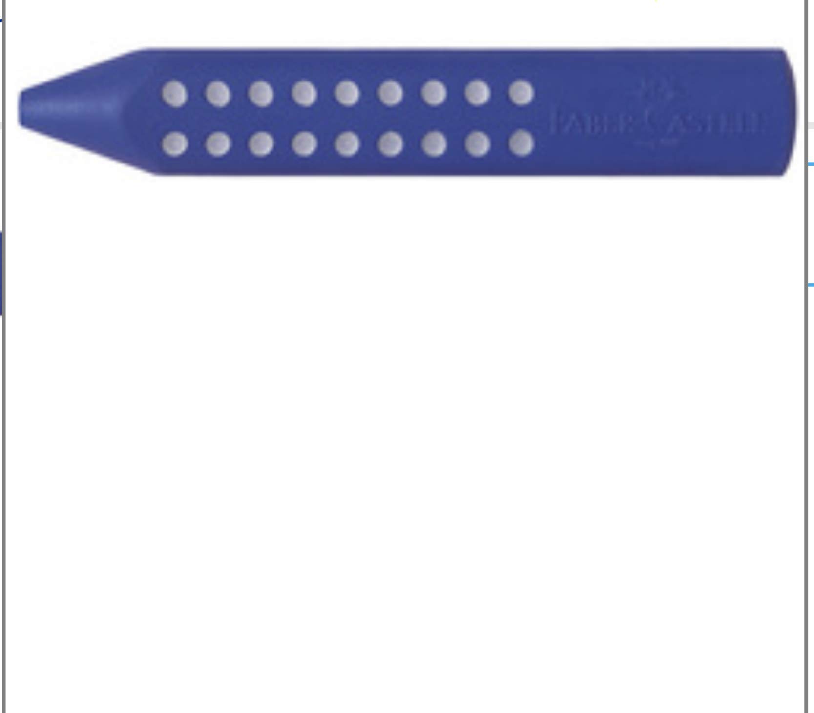 Faber-Castell Grip 2001 Triangular Eraser (Rubber, Blue)