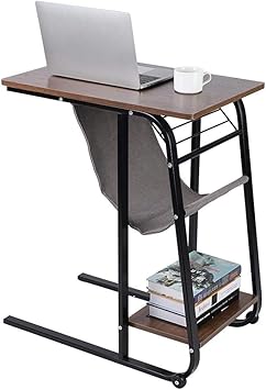 Overbed Table Home Rolling Mobile Computer Laptop Desk Side Table