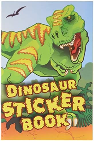 Fun Express - Dinosaur Sticker Books - Stationery - Activity Books - Activity Books - 12 Pieces