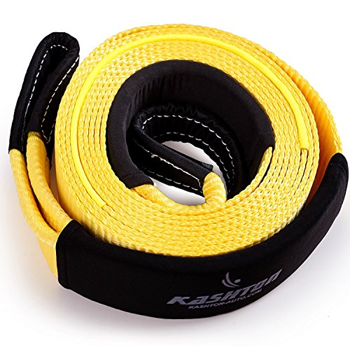 Tow Strap Heavy Duty, Recovery strap - Soft Snatching - 30 000 lbs 3" x 20 ft - Towing Strap with Reflective Line, Reinforced Loops + Storage Bag - Off road Tow Rope - Greatest for Heavy Duty Vehicle - Thumbnail 7