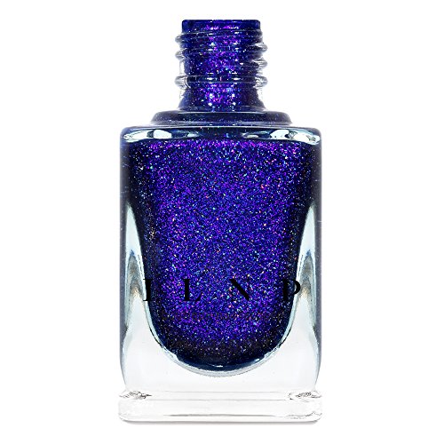 ILNP Downpour - Bold Indigo Blue Holographic Nail Polish