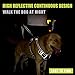 INVENHO Dog Life Jacket Ripstop Dog Safety Vest Adjustable Preserver with High Buoyancy and Durable Rescue Handle for Small, Medium, Large Dogs(L,Purple)