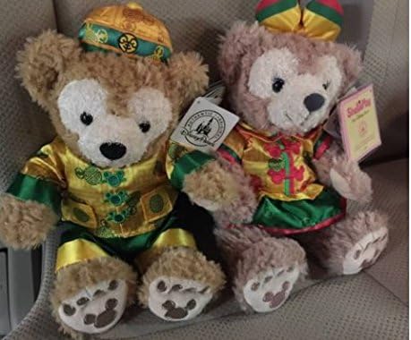 Amazon 香港ディズニー限定 ダッフィー シェリーメイ ぬいぐるみ 旧正月 ぬいぐるみ ホビー