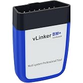 VGATE vLinker BM+ Bluetooth OBD2 Scanner Car Diagnostic Scan Tool Compatible with iOS, Android &amp; Windows, Check Engine Light and Code Reader, Wireless OBDII Vehicle Diagnostic Scanner Tool