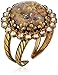 Sorrelli Circular Crystal Adjustable Ring