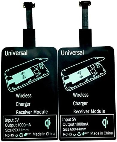IGOUKJ Ultra Slim Portable Endurable Wireless Charger Receiver for Universal Android Micro USB Smart Phone Wireless Receiver Narrow Interface Up