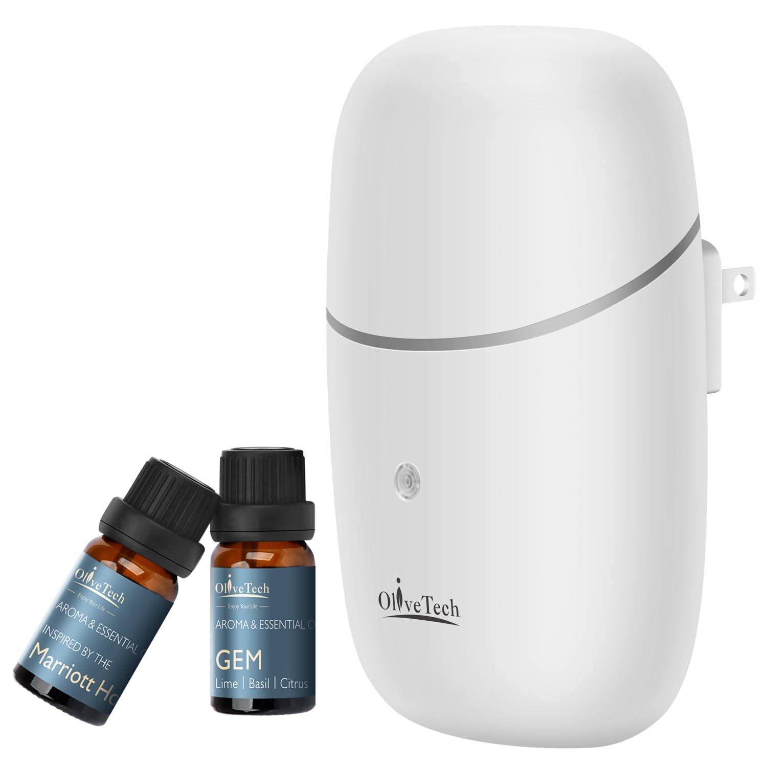 Photo 1 of OIL NOT INCLUDED Plug in Waterless Diffuser, OliveTech Cold Air Scent Diffuser, Hotel Collection Aromatherapy Fragrance Diffuser for Home & Office, 