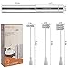 Milk Frother EZILIF Milk Frother Handheld Coffee Frother Battery Operated Foam Maker with 3 Stainless Steel Different Size Whisks for Coffee Latte Cappuccino Hot Chocolate Drink Mixer