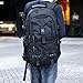 KAKA Water Resistant Laptop Backpack for 17-Inch Laptop Travel Work School College Bag Black