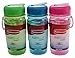 Rubbermaid Mini Refill Reuse Sip Bottle, 14-ounce, Set of 3, Blue, Green, Pink, One each