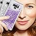Caka Galaxy Note 9 Case, Galaxy Note 9 Glitter Case [Liquid Series] Sparkle Fashion Bling Luxury Flowing Liquid Floating Glitter Soft TPU Clear Case for Samsung Galaxy Note 9 - (Purple)