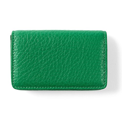 Business Card Case - Full Grain Leather - Kelly Green (green) - Thumbnail 4
