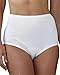 Wearever Reusable Incontinence Panty, White, Large