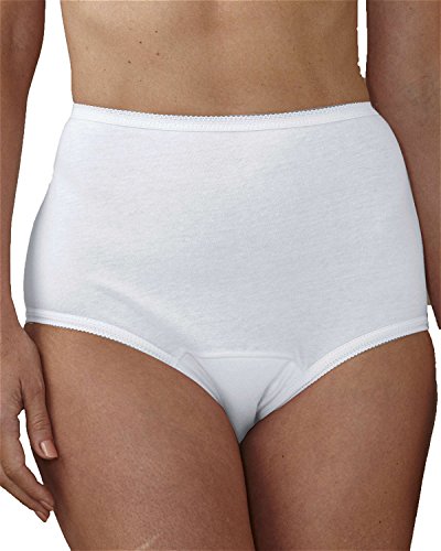 Wearever Reusable Incontinence Panty, White, Large