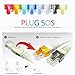 20 Pack Plug SOS Clips in Black, for RJ45 Connector Fix/Repair and Color Coding/Management, NO Crimp Tool Needed