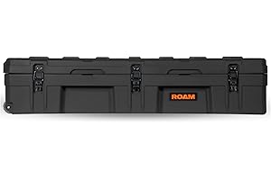 ROAM ADVENTURE CO. ROAM Rugged Cargo Box - Heavy Duty Roof-Mounted Storage Case, Lockable Waterproof Camping Gear Organizer, Truck Bed Storage Bin, Adventure Ready Overland Gear for Off-Road Travel