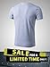 LTIFONE Mens Casual Slim Fit Short Sleeve T-Shirt Single Button Placket Plain Henley v Neck Shirt
