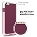 iPhone 6/6S Case, EXSEK 3 Color Case Hybrid Impact Ultra Slim Durable [Anti-Slip] Women Girls Cute Scratch Resistant Soft Gel Bumper Rugged Case for iPhone 6/6S 4.7 Inch (Wine Red)