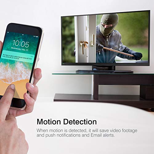 FLOUREON 4CH 5-in-1 Security Camera System 1080N Video DVR Recorder with 4X HD 720P 1.0MP CMOS Lens Indoor Outdoor Weatherproof CCTV Cameras, Motion Detection, Night Vision, Easy Remote Access - Thumbnail 4