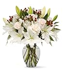 Benchmark Bouquets White Elegance, With Vase
