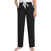 Weintee Women's Petite Cotton Lounge Pants with Pockets