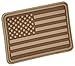 USA Flag (Left Arm) Rubber Patch by Hazard 4(R)