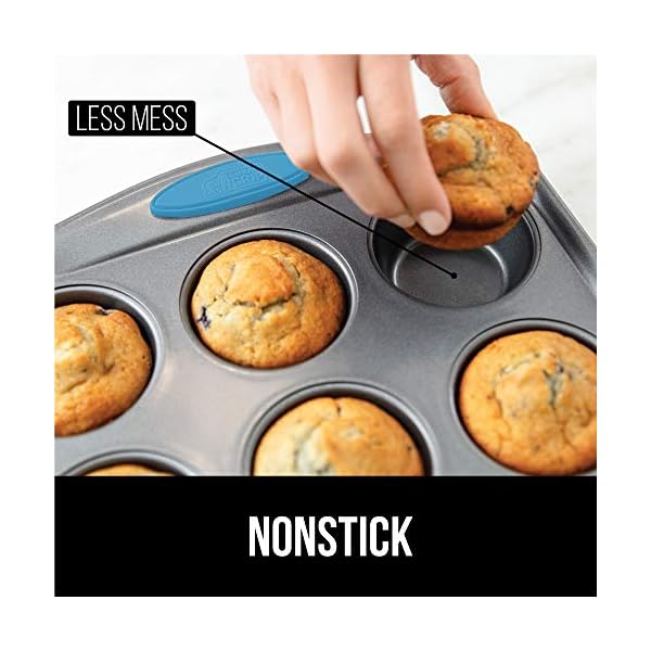 Gorilla Grip Bakeware Sets, Nonstick, Heavy Duty Carbon Steel, 9 Piece