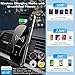 itkidboy Car Cigarette Lighter Wireless Charger, Phone Holder Mount Infrared Smart Sensing Automatic Clamping 11W Qi Fast Wireless Charging Cradle for Cell Phone Dual USB (Black)