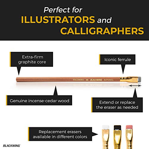 Blackwing Natural Pencils, Premium Box of 12
